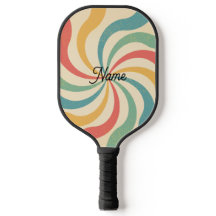 Personalized Name Retro Stripes Typography