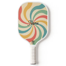 Personalized Name Retro Stripes Typography