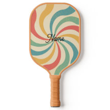 Personalized Name Retro Stripes Typography