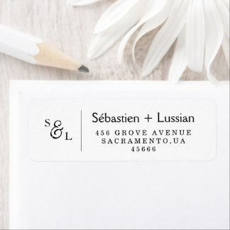Personalized Name Return Address Label