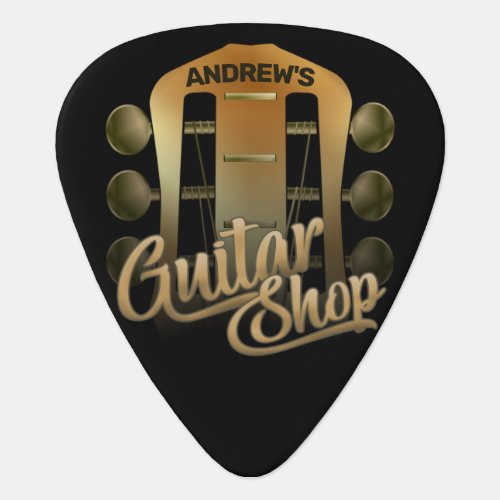 Personalized NAME Rock Music Guitar Shop Musician Guitar Pick