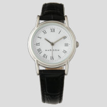 Personalized Name Roman Numerals Watches