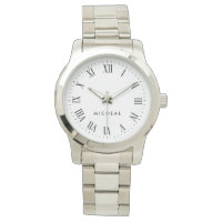 Personalized Name Roman Numerals Watches