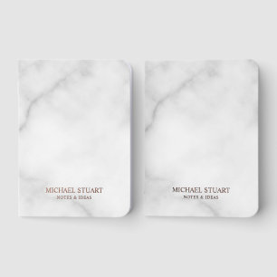 Personalized Name Rose Gold Notebook Set