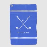 Personalized Name Royal Blue Stripes Stylish