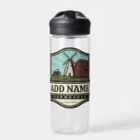 Farm Animals Stainless Steel Baby Bottle, 2 Designs, 8 Oz, Barn