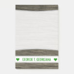 [ Thumbnail: Personalized Name; Rustic Faux Wood Look Pattern Notes ]