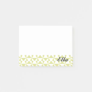 Personalized Name Sage Pinwheels Post-it Notes