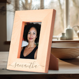 Personalized Name Script Engraved Frames