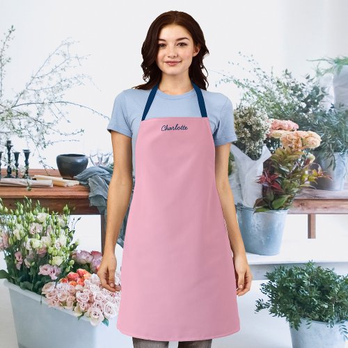 Personalized Name Script Fully Editable Colors Apron