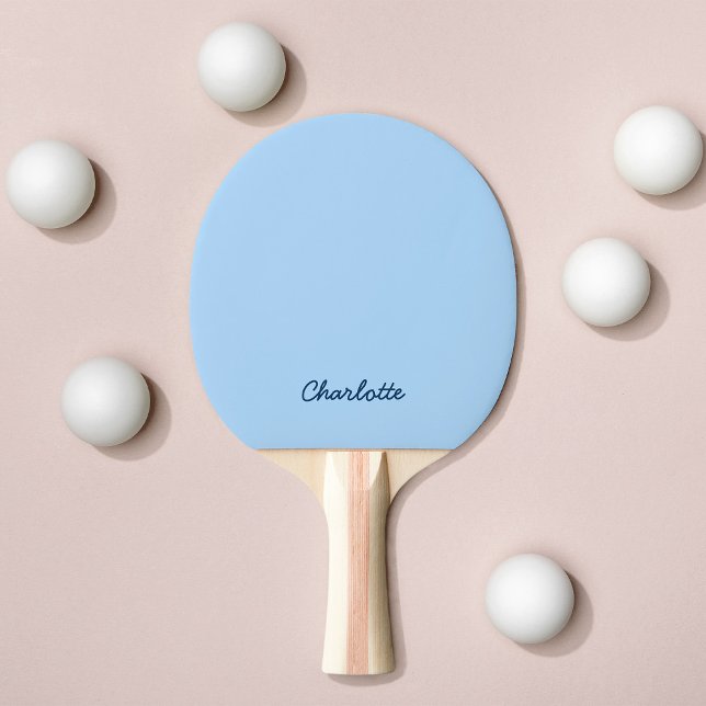 Personalized Name Script Fully Editable Colors Ping Pong Paddle (Creator Uploaded)