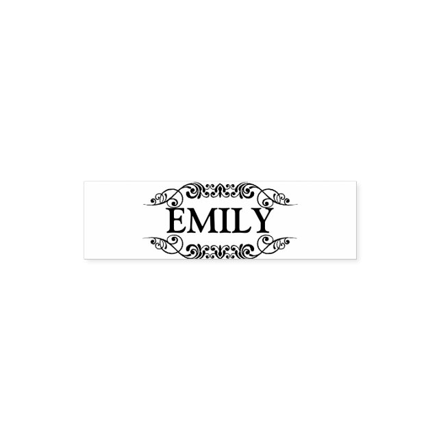 Personalized Name Self-inking Stamp (Design)
