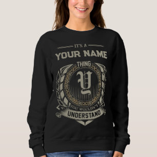 Personalized Name Shirt, Custom Family Name Sweatshirt