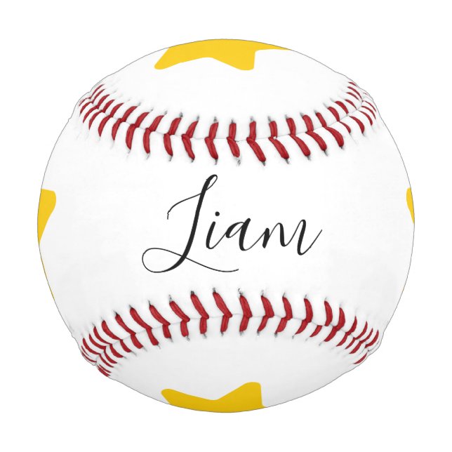 Personalized Name Signature Baseball (Back)