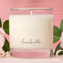 Personalized NAME Simple Vanilla & Sandalwood 