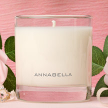 Personalized NAME Simple Vanilla & Sandalwood 