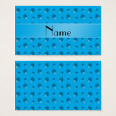 Personalized name sky blue ice cream pattern (Front & Back)