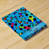 Personalized name sky blue race car pattern countdown calendars (Side)