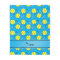 Personalized name sky blue softball pattern