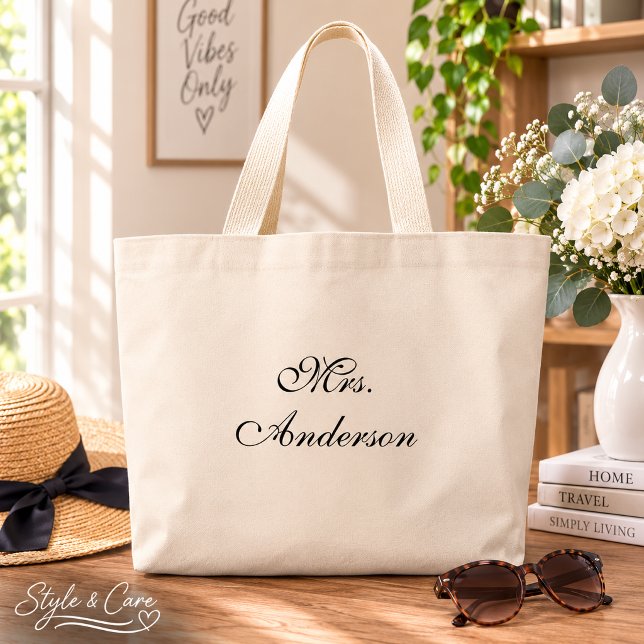 Personalized Name Spacious Tote Bag Design (Personalized Name Spacious Tote Bag Design)