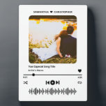 Personalized Name Special Song Music Player Photo Plaque<br><div class="desc">Personalized Name Special Song Music Player Photo plaque. Personalized with your photo and your favorite song title to make a unique gift for your wife,  girlfriend or fiancé. This music player style photo plaque makes a nice gift for newly wed couples,  recently engaged or for celebrating your anniversary.</div>