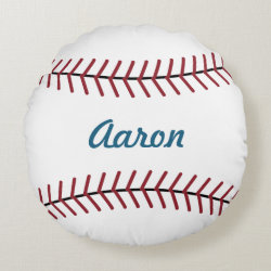 Personalized Name Sports Kids Baseball Pillow