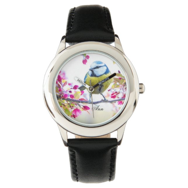 Personalized Name Spring Bird Watch (Front)