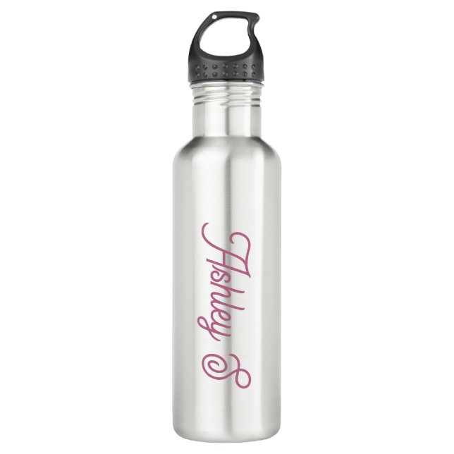 PERSONALIZED NAME STAINLESS STEEL WATER BOTTLE (Front)