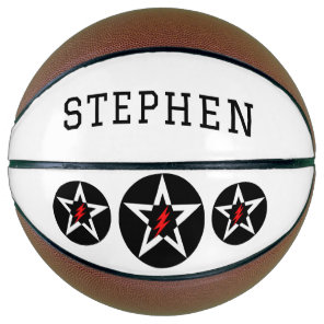 Personalized Name Stars Basketball