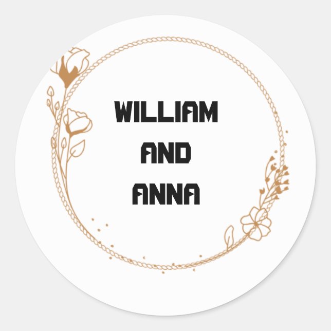 personalized name stickers (Front)