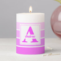 Personalized Name Striped Pattern Custom Gift Pill