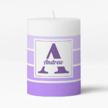 Personalized Name Striped Pattern Custom Gift Pill