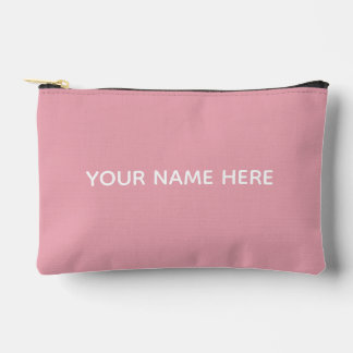 Personalized Name Stylish Modern Elegant Minimal  Accessory Pouch