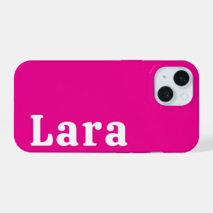 Personalized Name Stylish Modern Minimal Monogram iPhone 15 Case