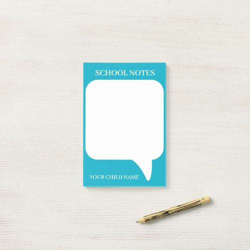 PERSONALIZED NAME STYLISH MODERN OFFICE SCHOOL POST-IT NOTES