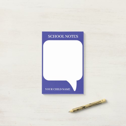 PERSONALIZED NAME STYLISH MODERN OFFICE SCHOOL  POST-IT NOTES