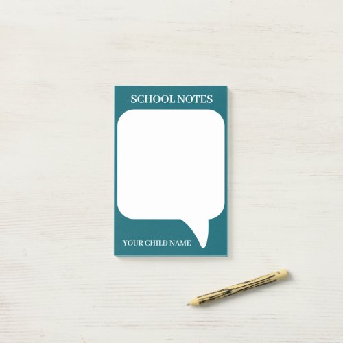 PERSONALIZED NAME STYLISH MODERN OFFICE SCHOOL POST-IT NOTES
