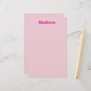 PERSONALIZED NAME STYLISH MODERN OFFICE SCHOOL STATIONERY
