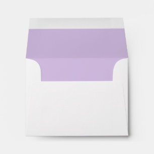 Personalized Name Stylish Modern Wedding White Envelope