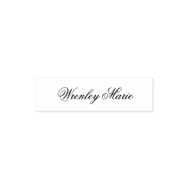 Personalized Name Stylish Professional Self-inking Stamp (Design)