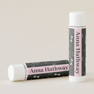 Personalized Name Stylish Wedding Bridesmaid Gift  Lip Balm