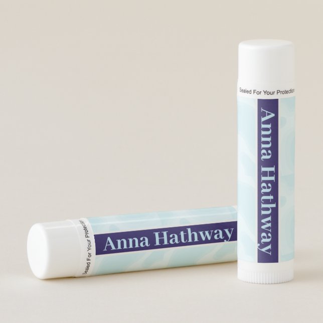 Personalized Name Stylish Wedding Bridesmaid Gift  Lip Balm (Front)