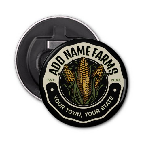 Personalized NAME Sweet Corn Garden Farm Farmer Bottle Opener