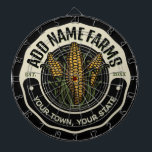 Personalized NAME Sweet Corn Garden Farm Farmer  Dart Board<br><div class="desc">Personalized NAME Sweet Corn Garden Farm Farmer  - Customize with your Name or Custom Text!</div>