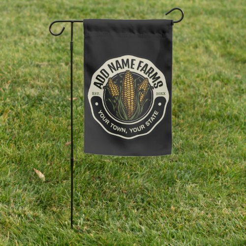 Personalized NAME Sweet Corn Garden Farm Farmer  Garden Flag
