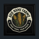 Personalized NAME Sweet Corn Garden Farm Farmer  Gift Box<br><div class="desc">Personalized NAME Sweet Corn Garden Farm Farmer  - Customize with your Name or Custom Text!</div>
