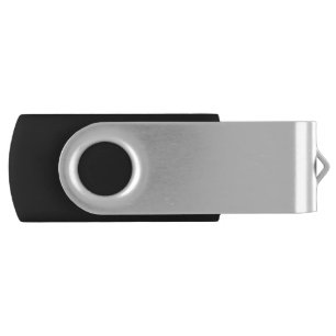 Personalized name swivel USB stick flash drive