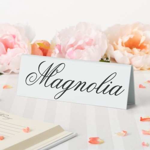 Personalized Name Table Tent Stylish Display