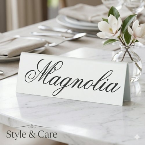 Personalized Name Table Tent Stylish Display