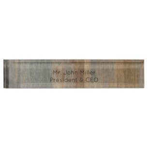 Personalized Name Tag Desk Name Plate